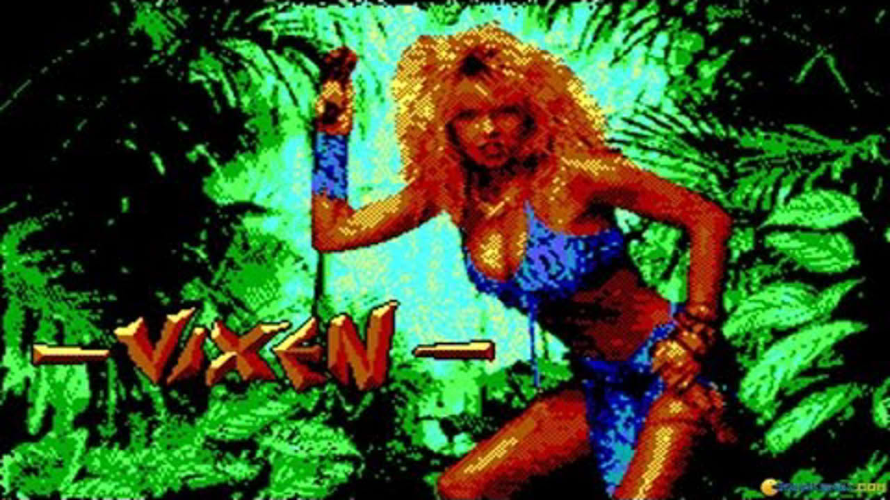 Vixen gameplay (PC Game, 1988)