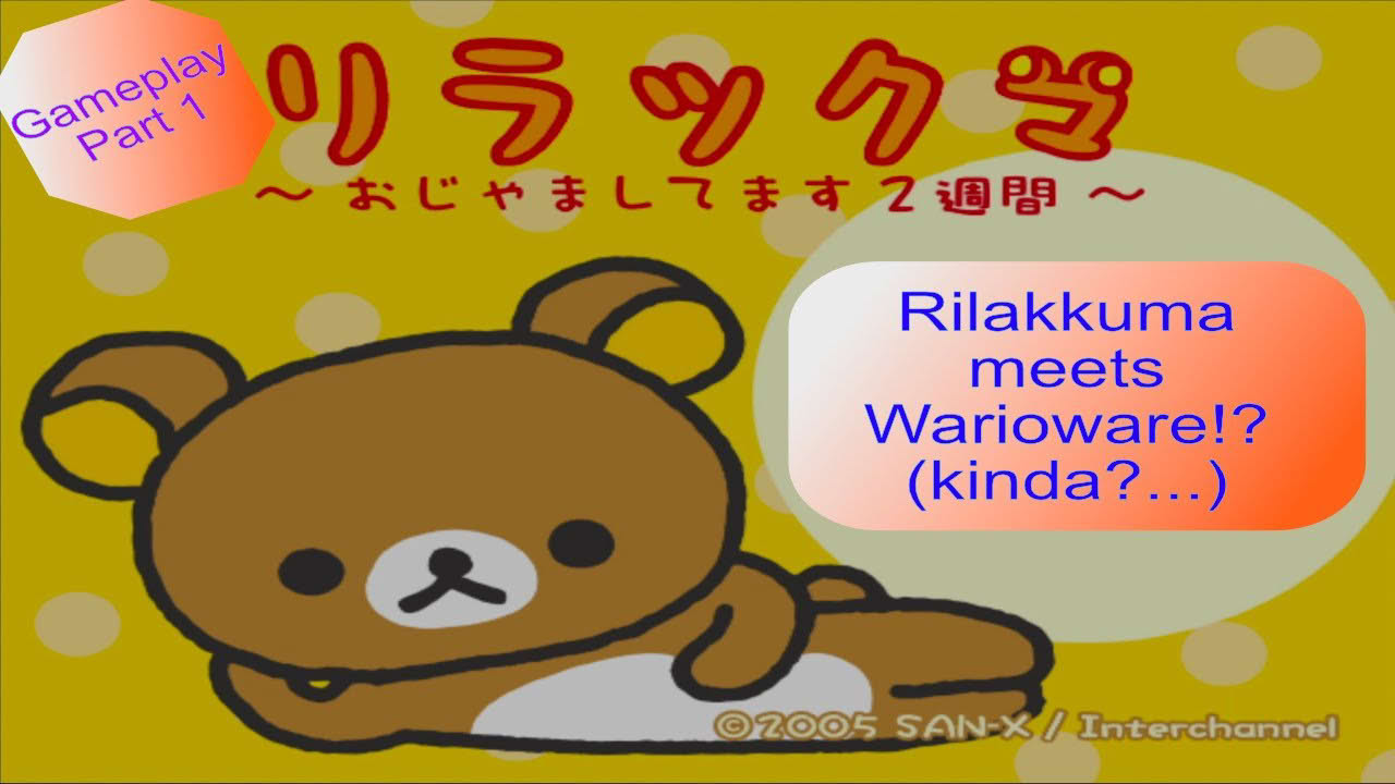 Warioware x San-X? Rilakkuma - Ojama Shitemasu 2 shuukan | PCSX2 Gameplay | Part 1