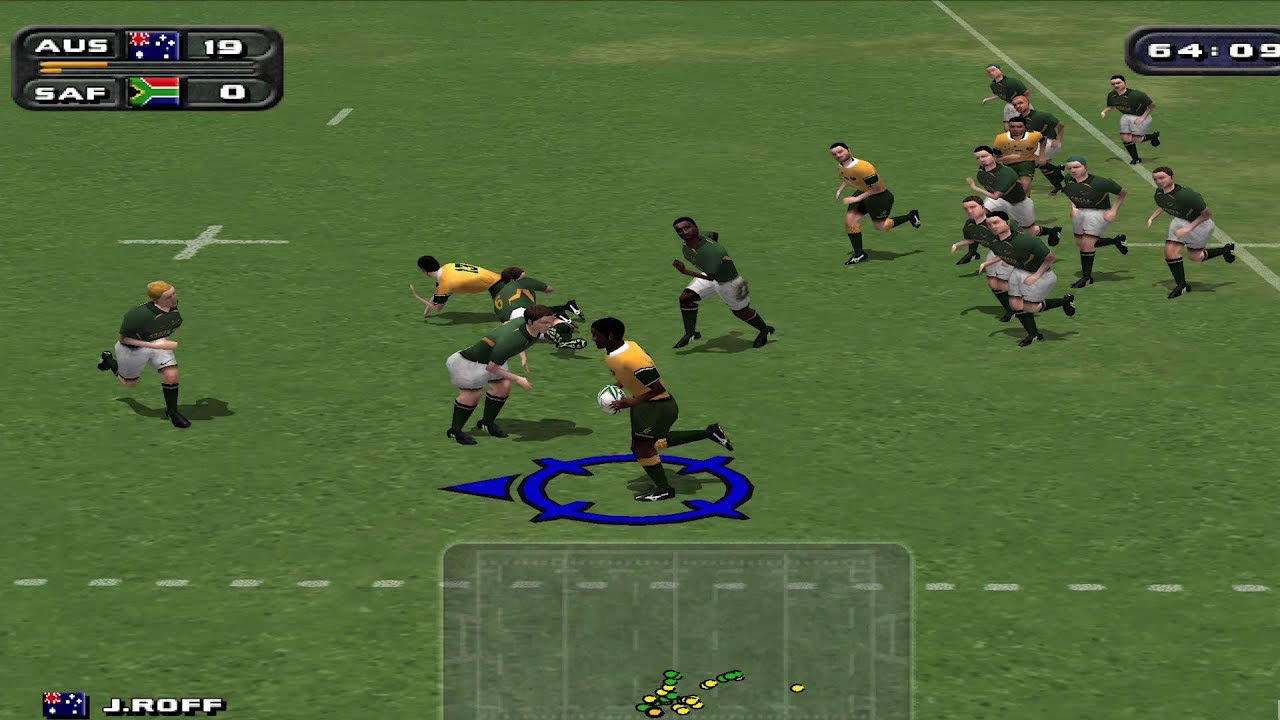 Rugby 2004 - PS2 Gameplay (4K60fps)