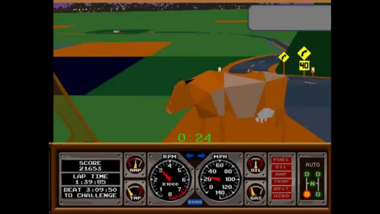 Race Drivin' Crash and Fail Compilation (Arcade)