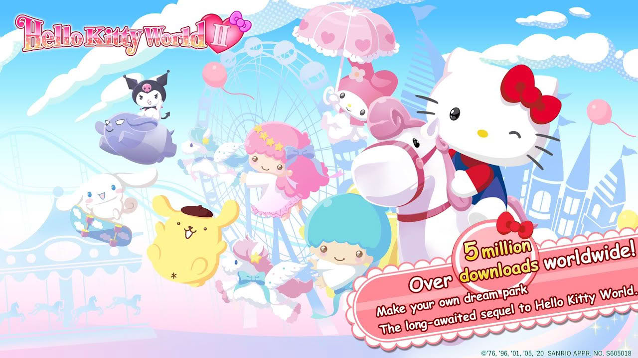 Hello Kitty World 2 Sanrio Kawaii Theme Park Gameplay Android / iOS by Access Bright Japan