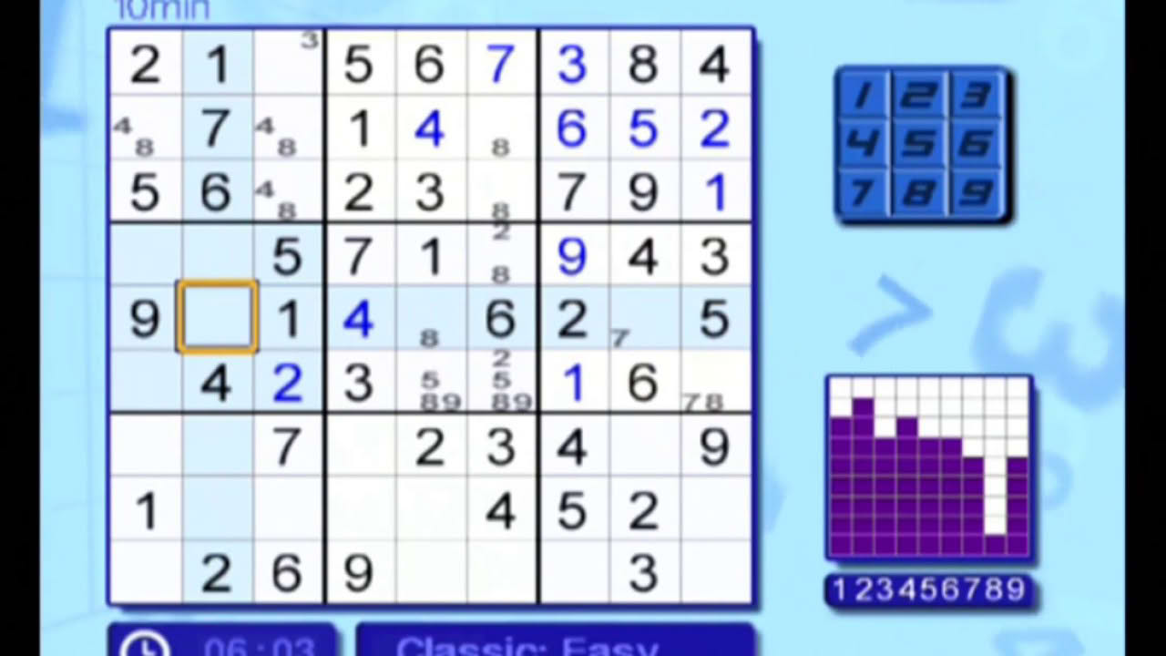 Carol Vorderman's Sudoku ... (PS2) Gameplay