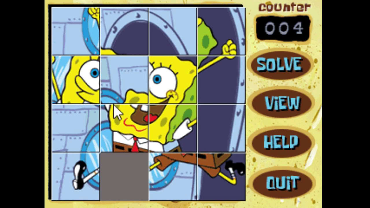 Spongebob Squarepants Slider (1999 PC Game)