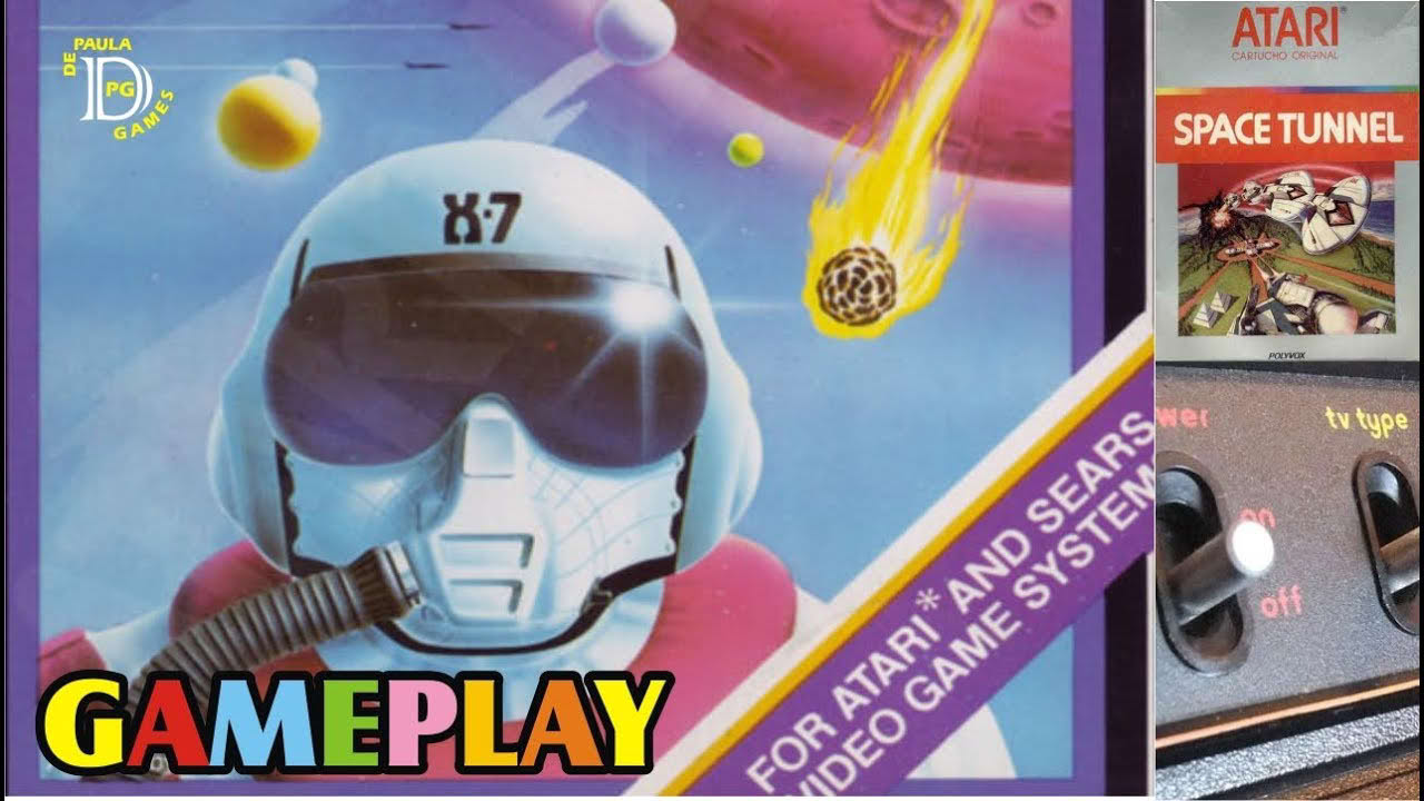 Space Tunnel ATARI 2600 Gameplay