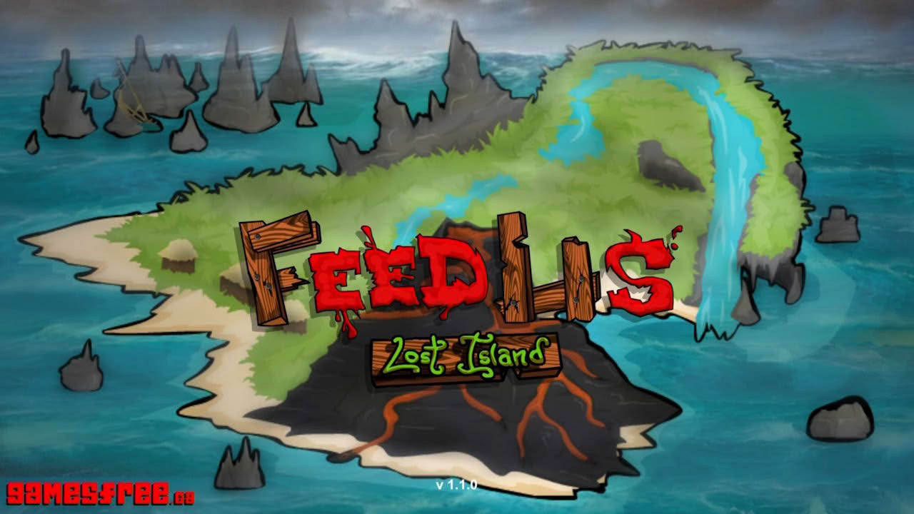 Feed Us Lost Island Flash Game Playthrough