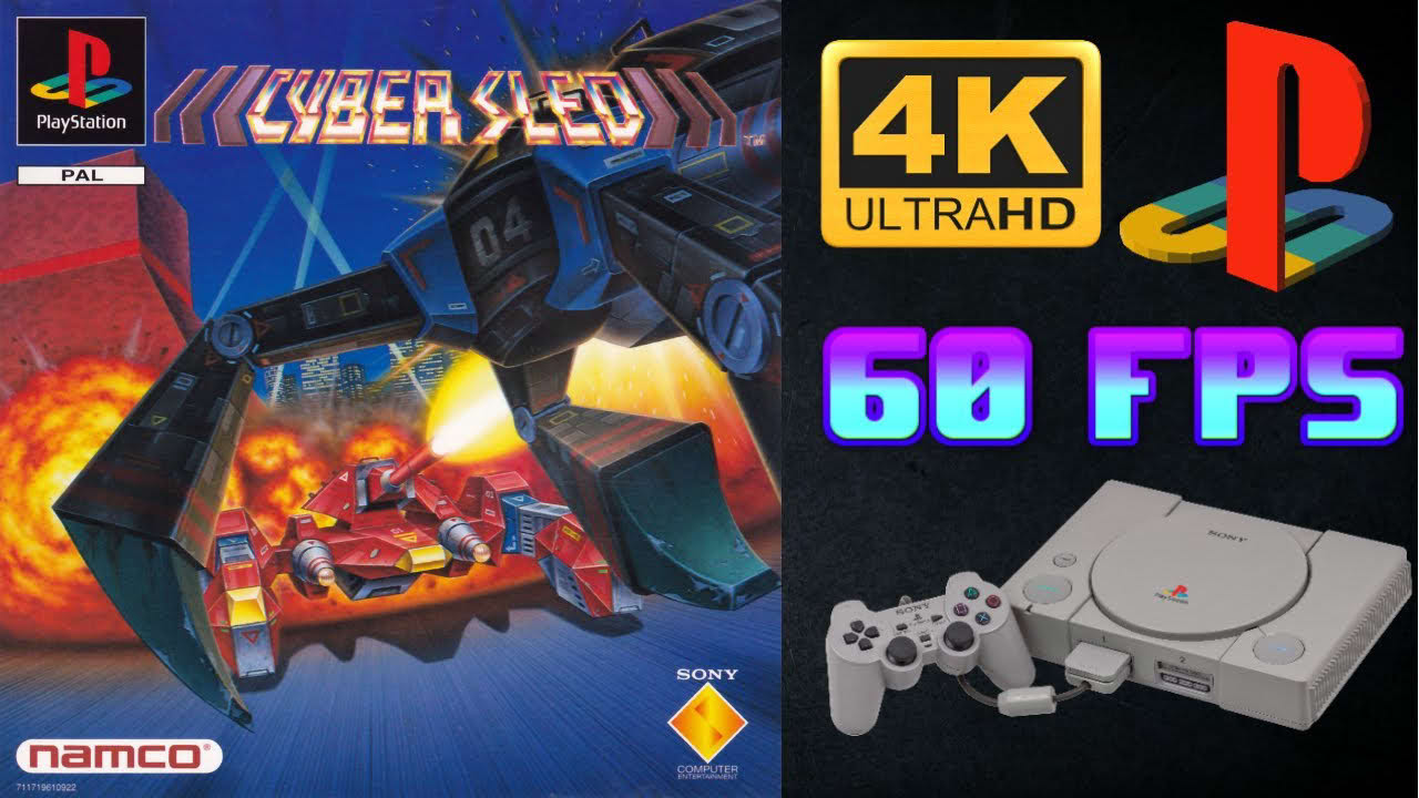Cyber Sled | PS1 | Ultra HD 4K/60fps | PREVIEW | Movie Gameplay Playthrough Sample