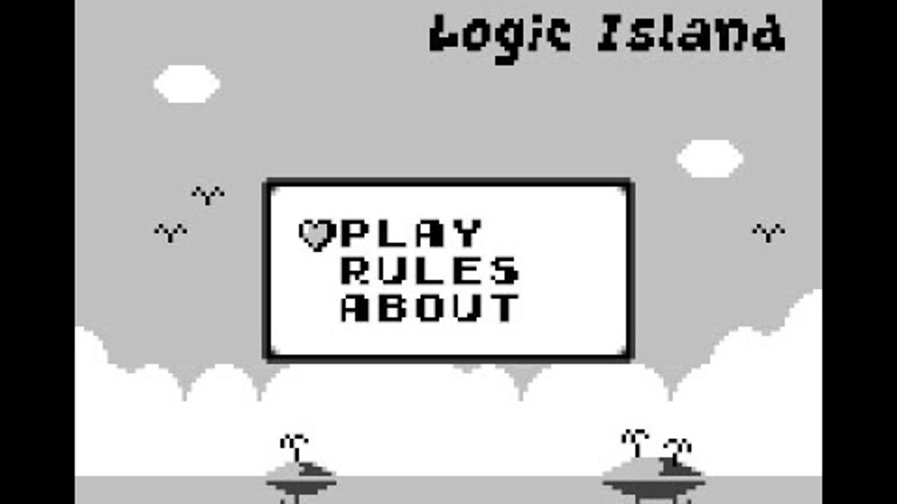 [Homebrew] Logic Island, my puzzle game for the Game Boy