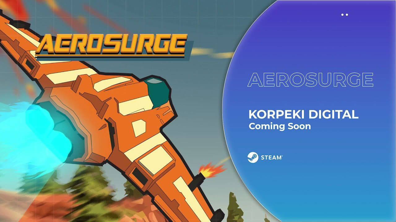 Aerosurge – Jogo de Ação e Voo Arcade | Korpeki Digital | Mundo Gamer Showcase Set 2026