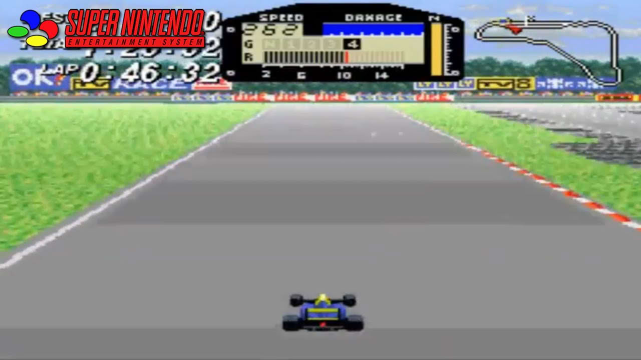 F1 ROC: Race of Champions (SNES Gameplay)