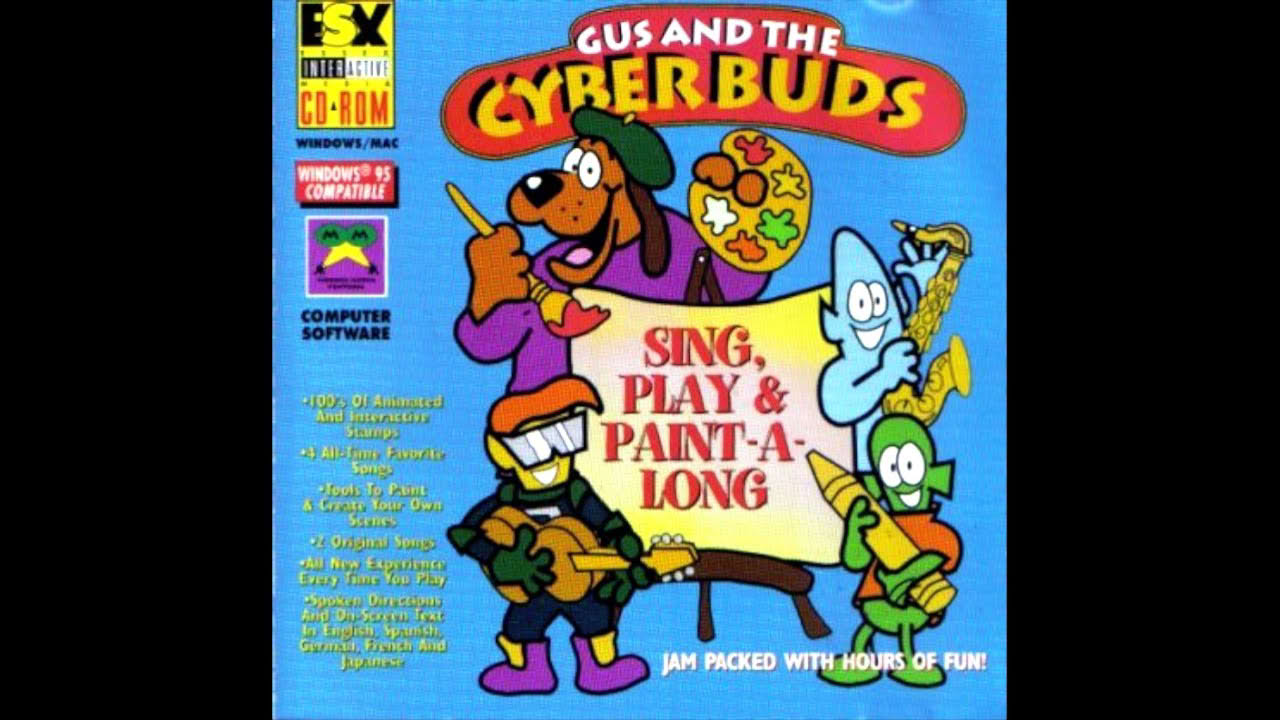Gus and the Cyberbuds: Sing, Play & Paint-a-Long (PC, Windows) [1994] longplay.