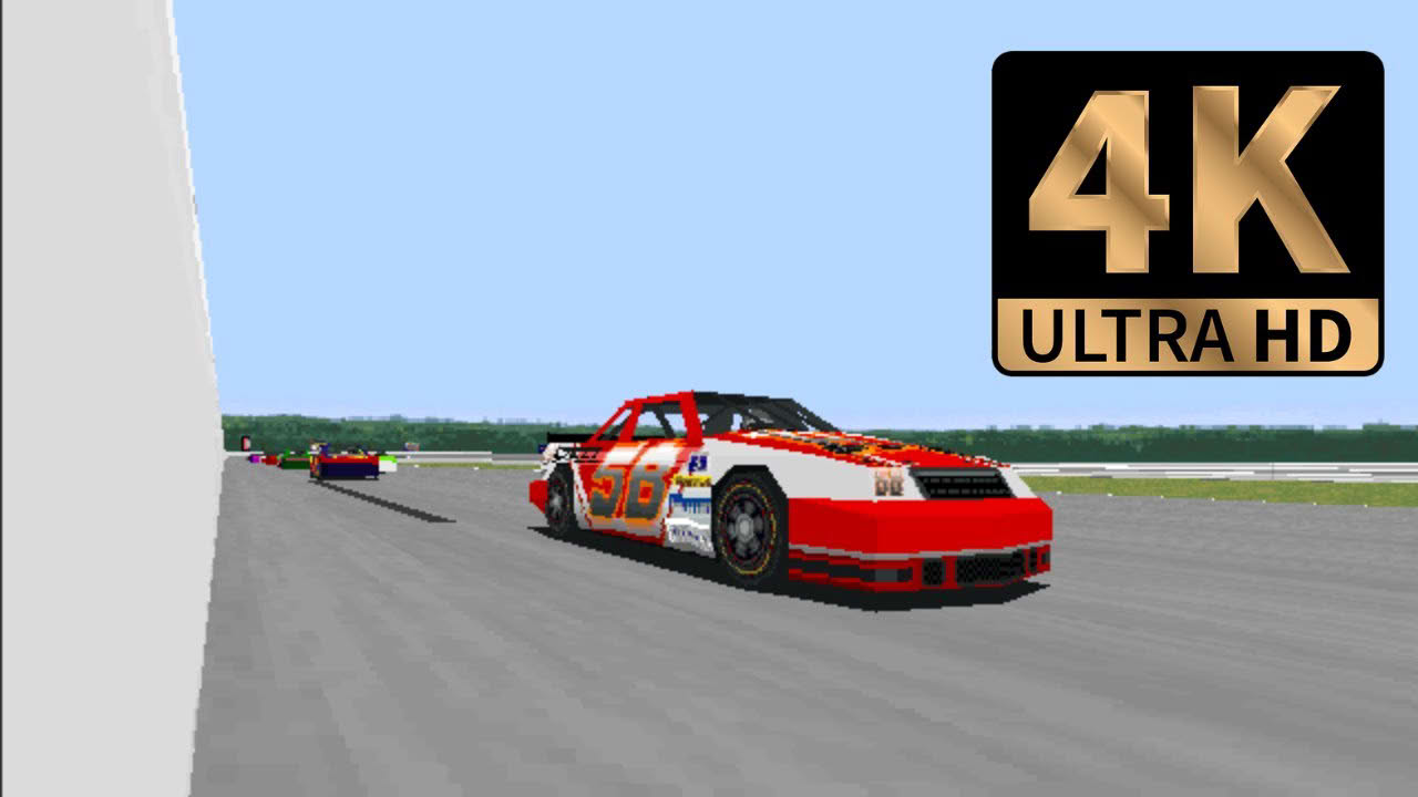 NASCAR Racing 1994 Dos 4K Gameplay!