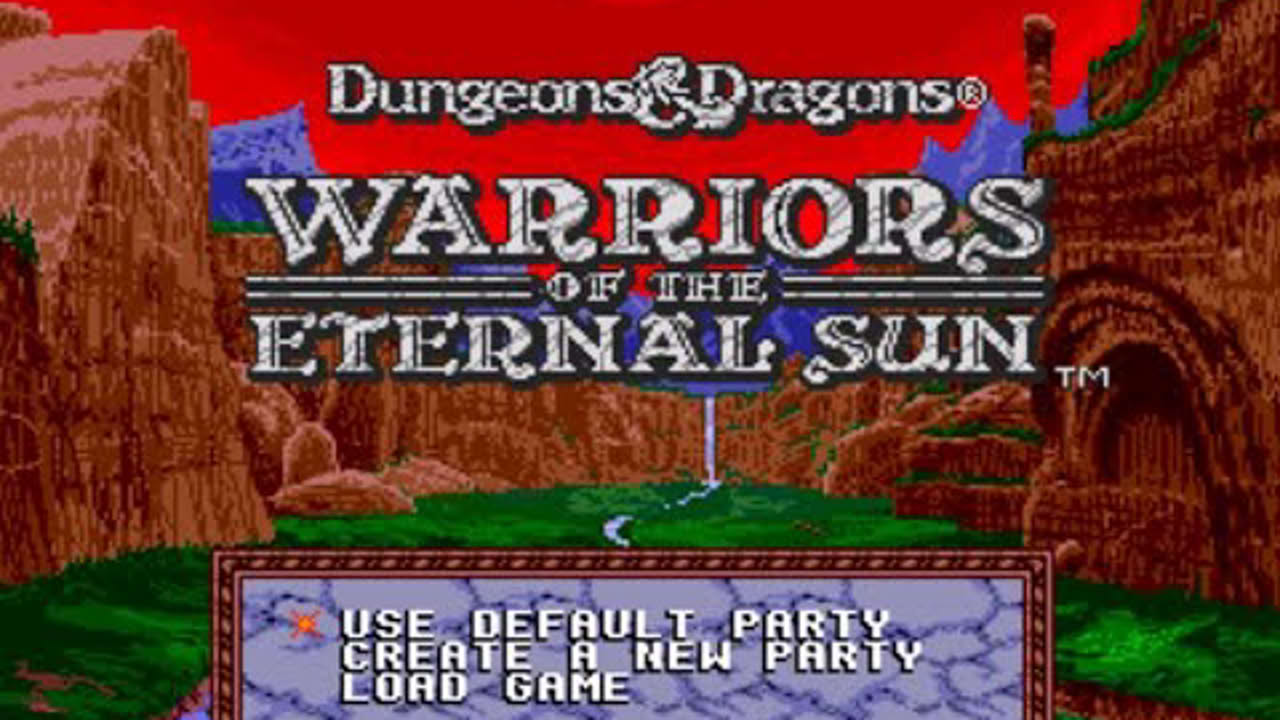 Dungeons & Dragons - Warriors Of The Eternal Sun (1992, SEGA MD / GENESIS Gameplay 2020)
