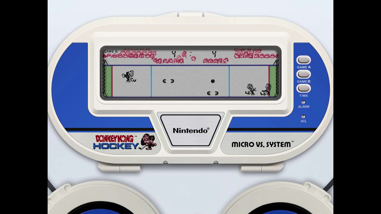 Game & Watch - Donkey Kong Hockey (Micro Vs. System) (c)1984 Nintendo [MAME emulation footage]