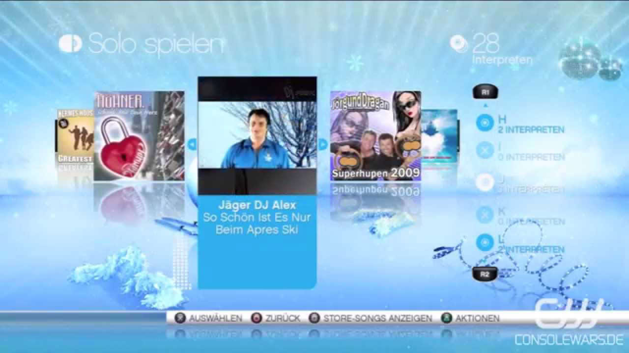 SingStar Apres Ski 2 Songliste [PS3]