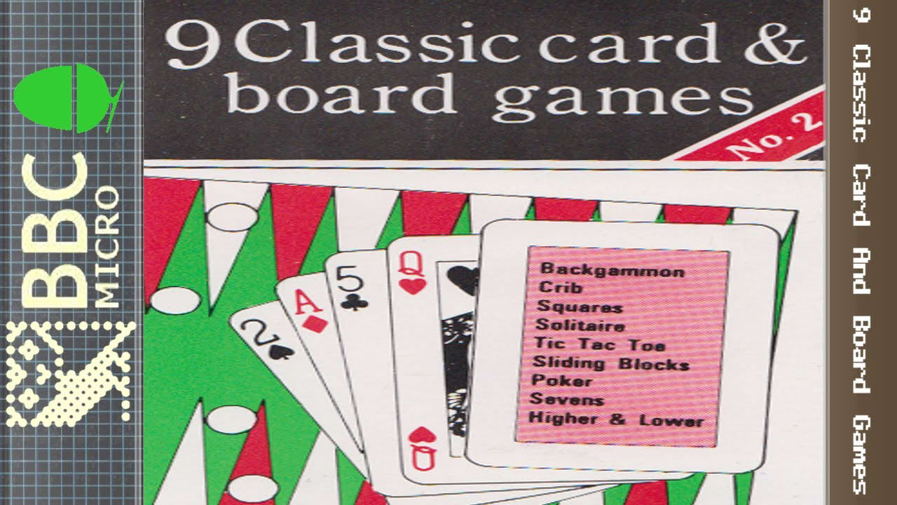 9 Classic Card And Board Games No. 2 - BBC Micro [Longplay]