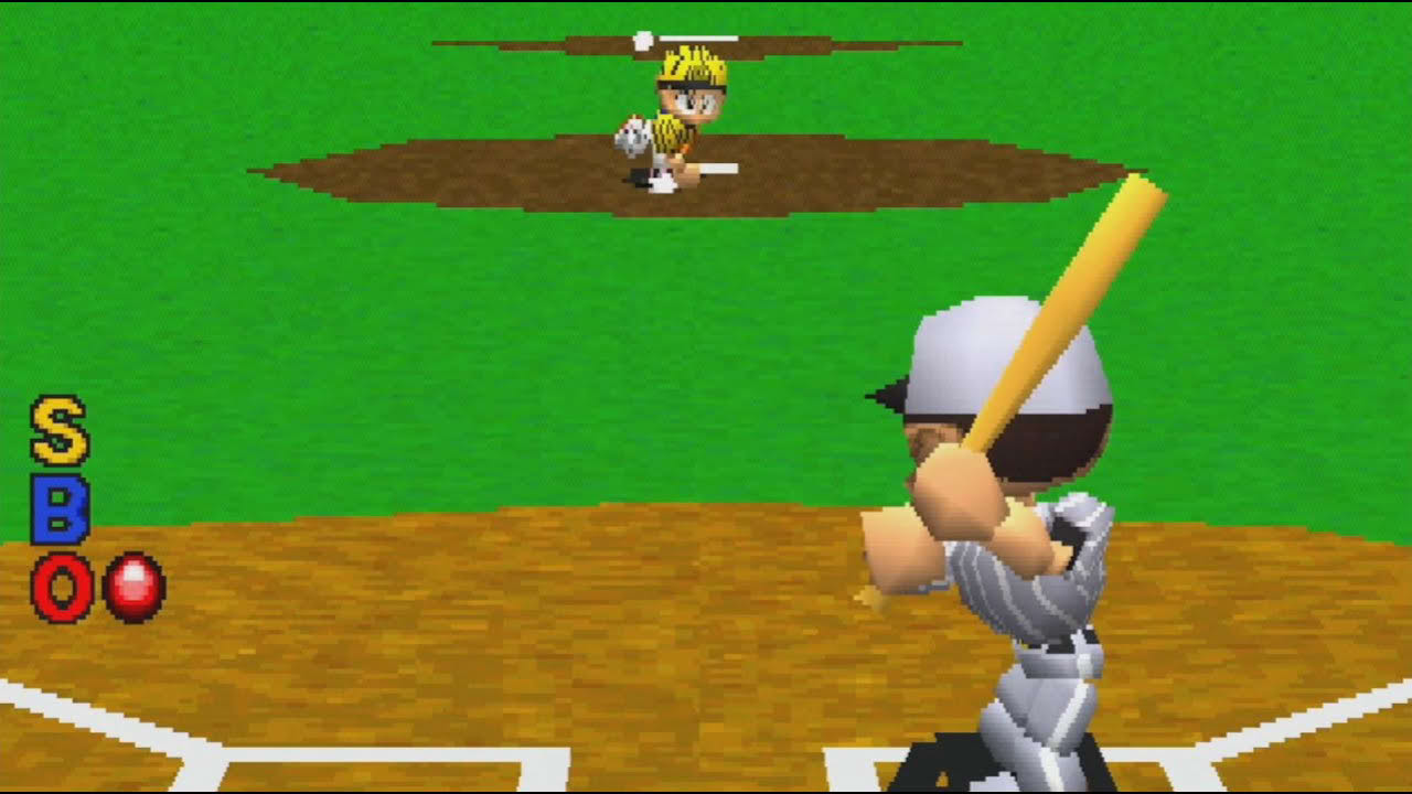 Baseball Pronami Kusayakyuu! (PS1) - Gameplay