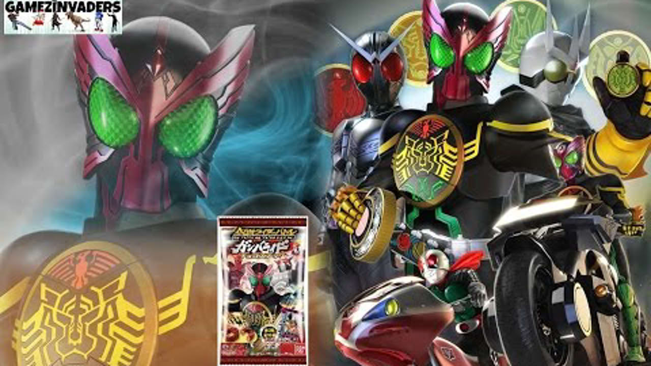 GANBARIDE! Retro Trading Card Arcade Game! Kamen Rider Battle: Ganbaride!