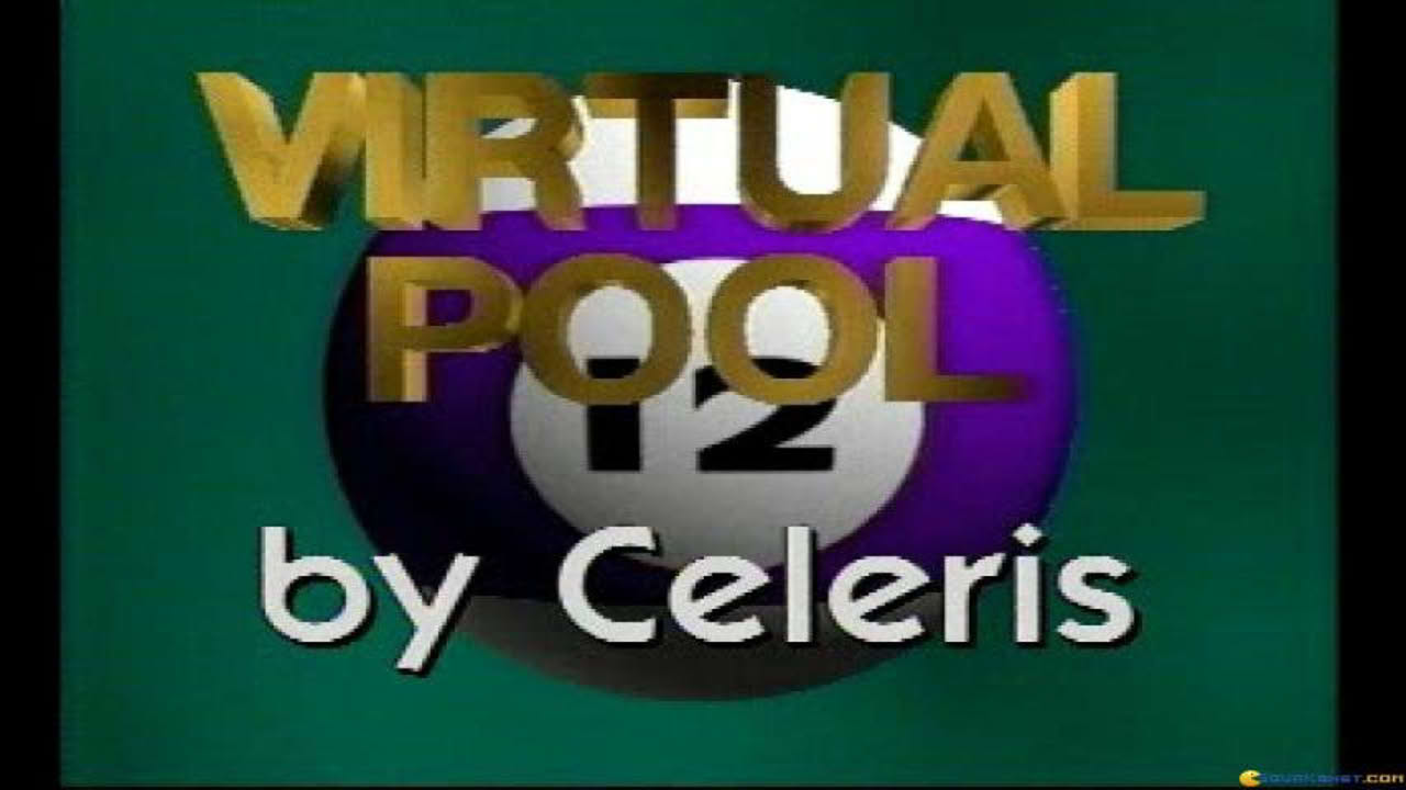 Virtual Pool gameplay (PC Game, 1995)
