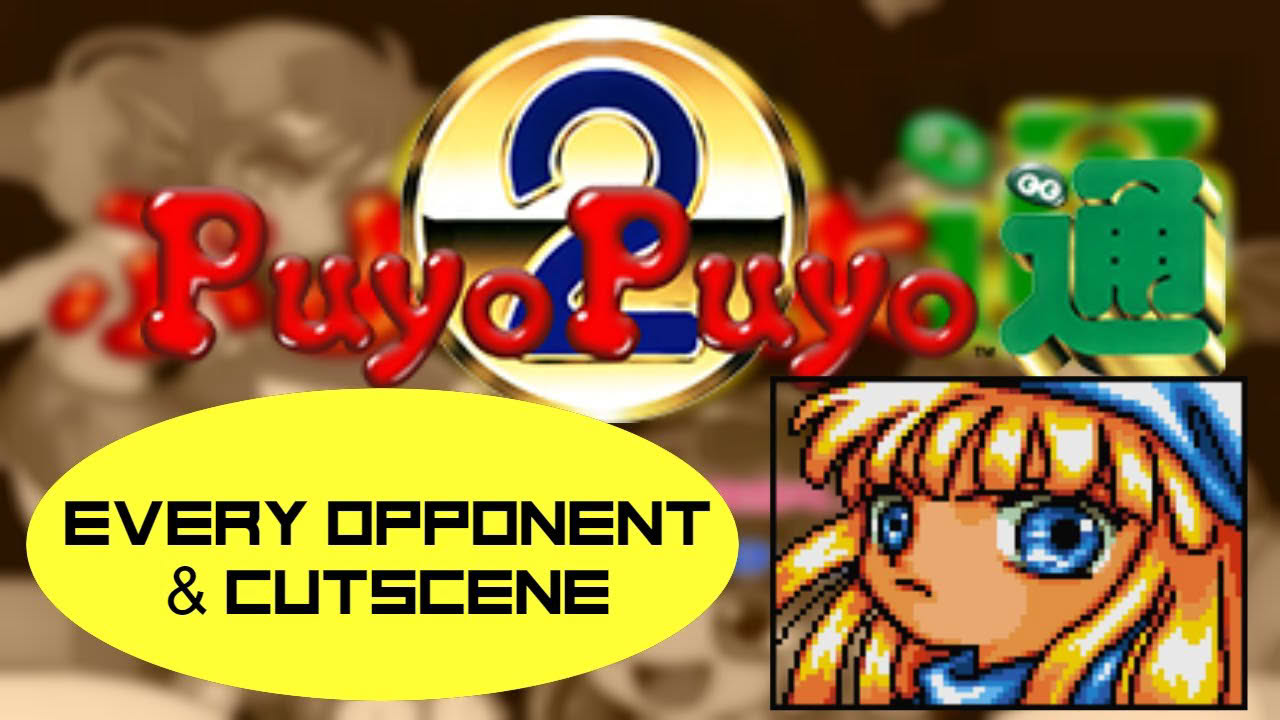 Super Puyo Puyo Tsu | All Cutscenes and Battles in English. [HD]