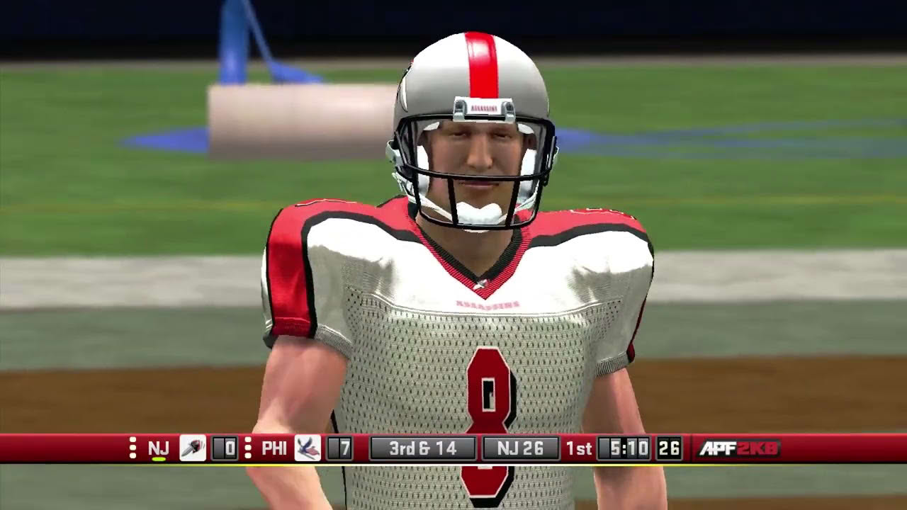 All-Pro Football 2K8 Xbox 360 Gameplay - New Jersey Assassins vs Philadelphia Americans