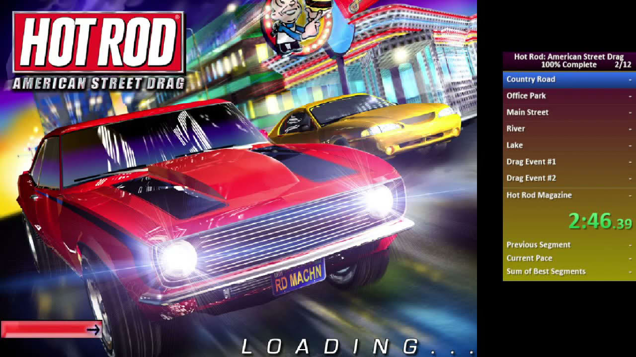Hot Rod : American Street Drag Speedrun (Gameplay) 100% : 1h 05 min 30s