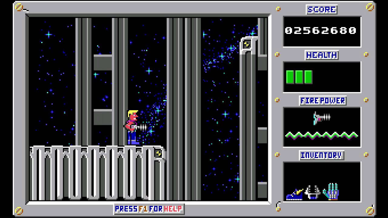 Duke Nukem - Episode 2: "Mission: Moonbase" - Level 10 [MS-DOS]