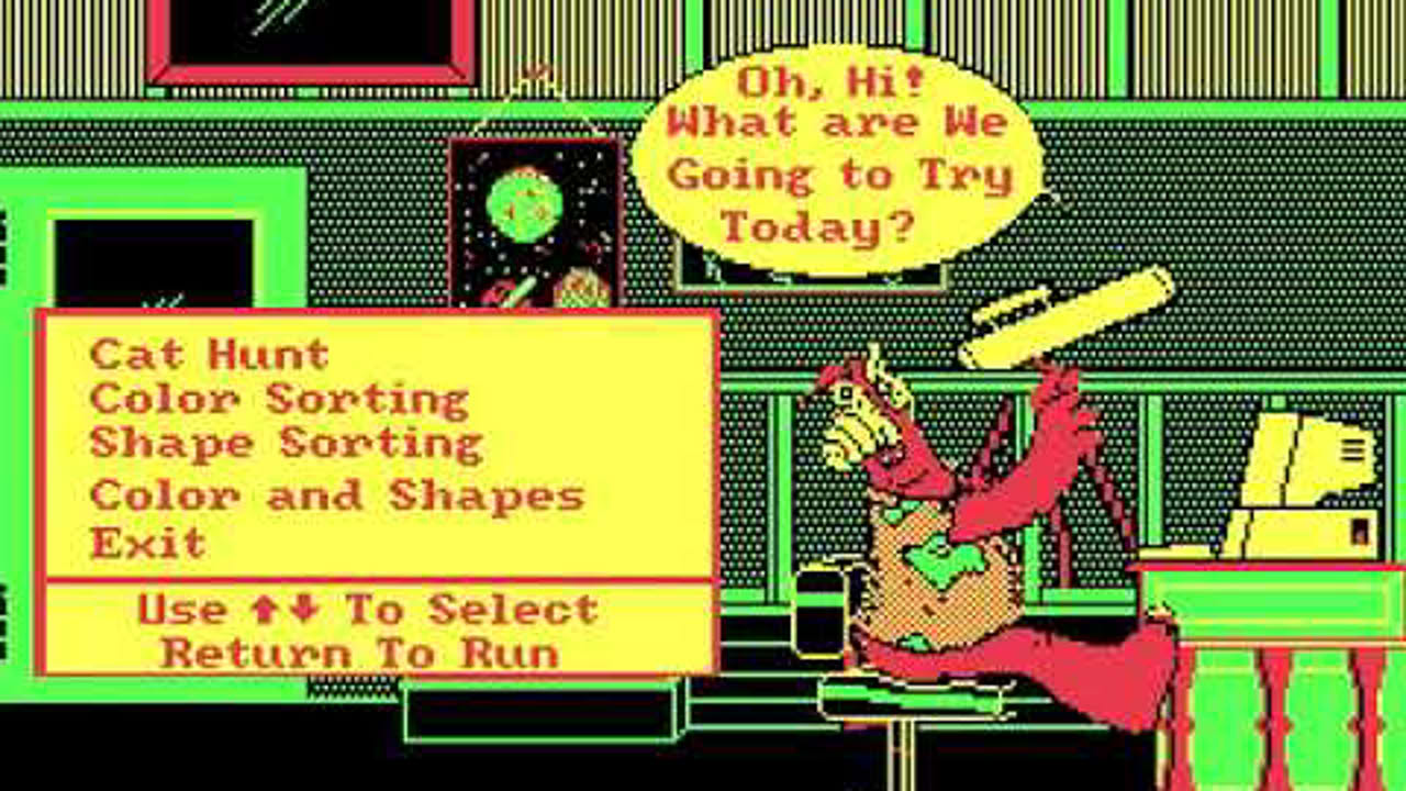MS DOS Longplay   ALF's Thinking Skills