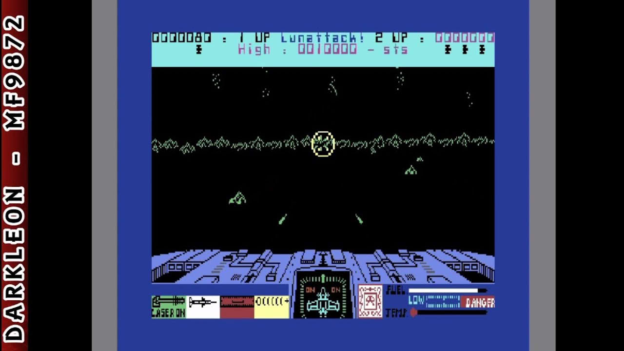 Commodore C64 - 3D Lunattack © 1985 Hewson - Gameplay