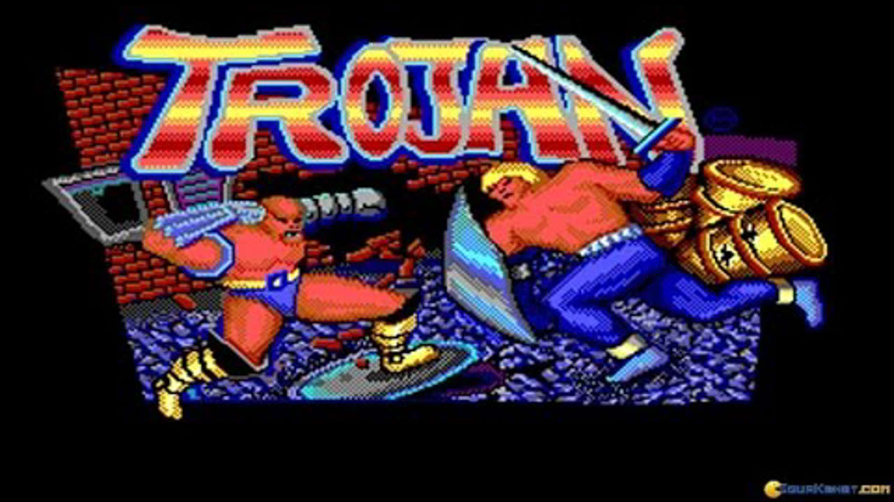 Trojan gameplay (PC Game, 1986)