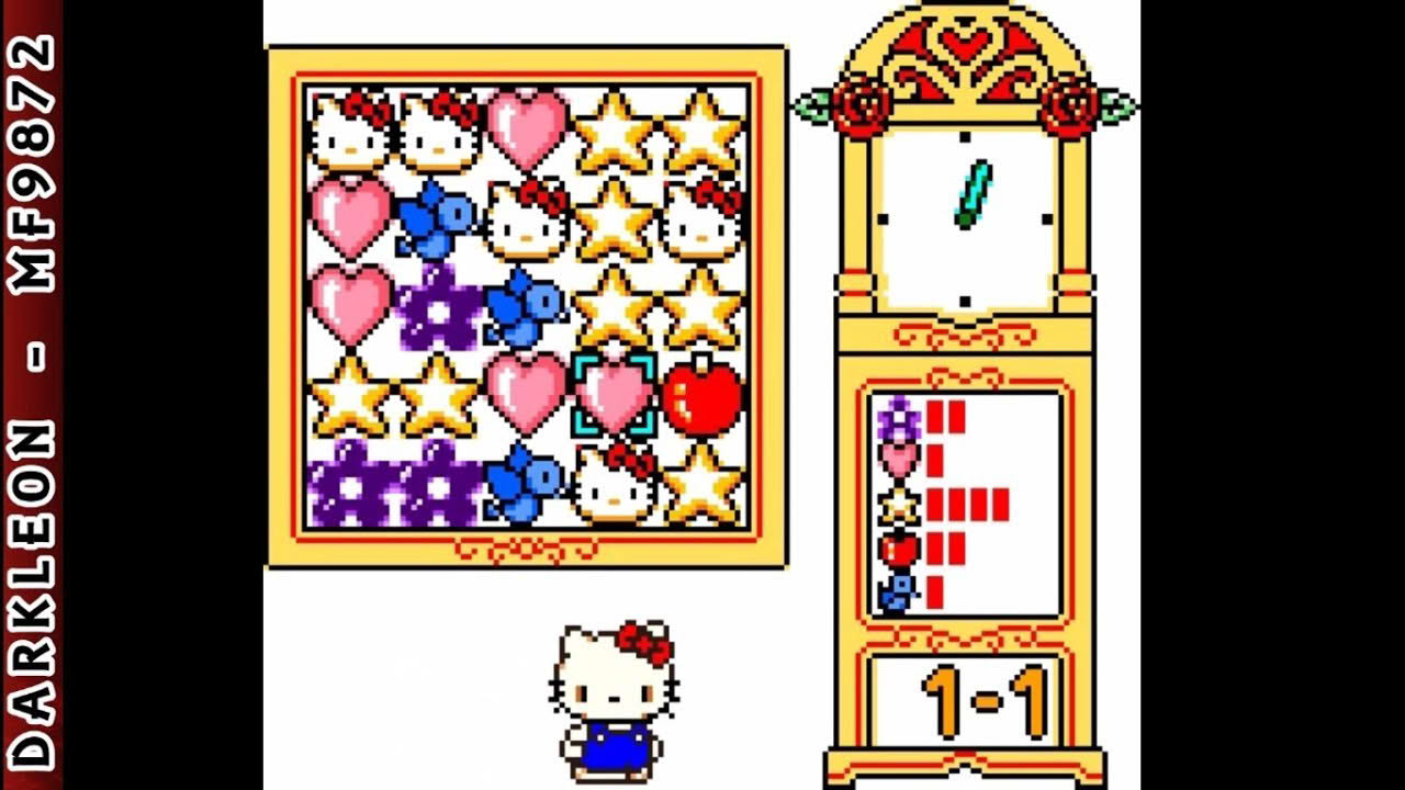 Game Boy Color - Hello Kitty no Beads Koubou © 1999 Imagineer - Gameplay