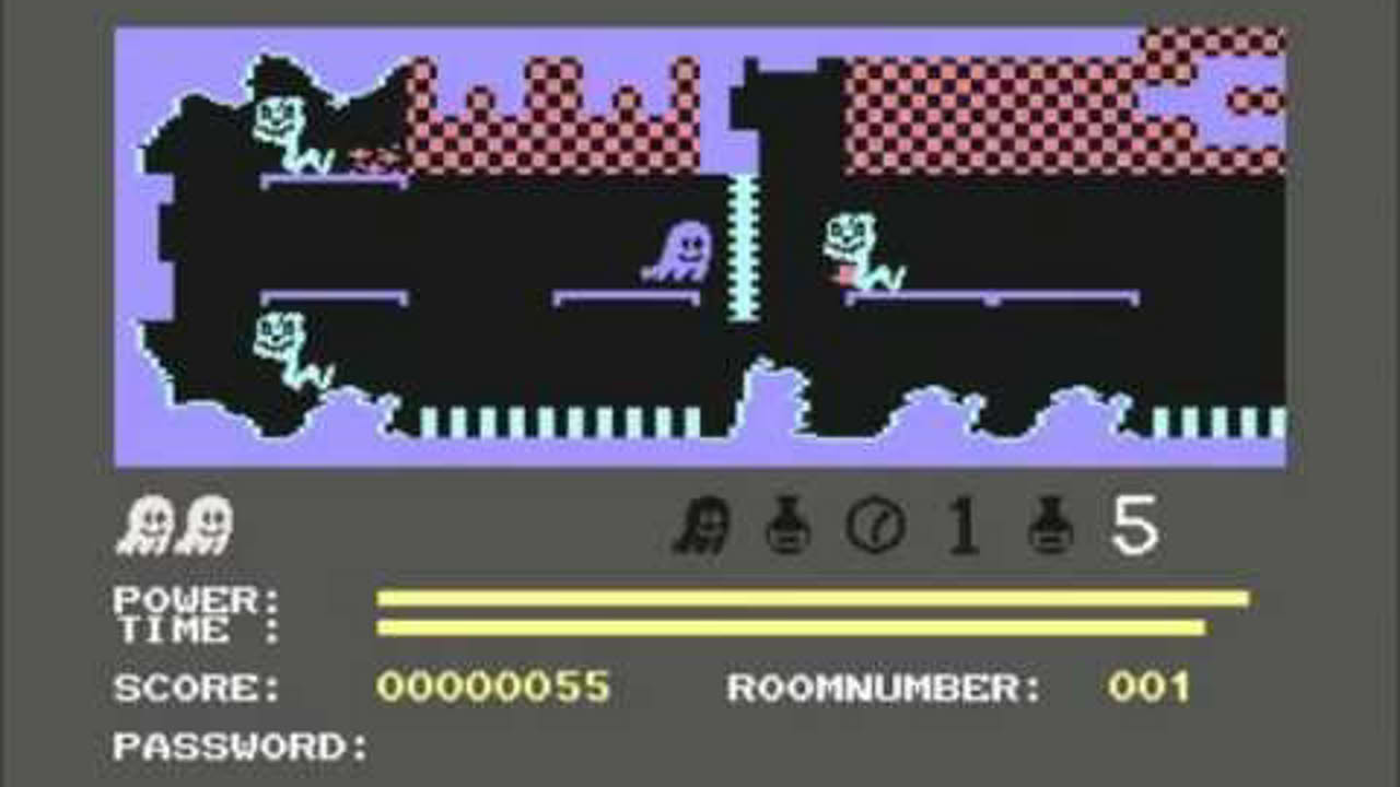 C64 GoGo the Ghost Gameplay (Not longplay)