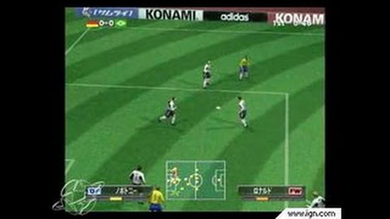 Winning Eleven 6: Final Evolution GameCube Gameplay -