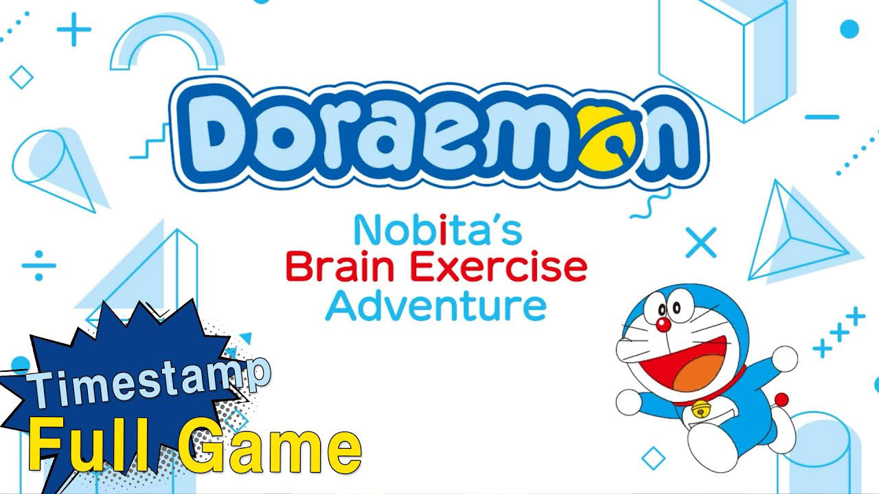 ✏️Doraemon Nobita’s Brain Exercise Adventure _ Full Game - Switch Game Play