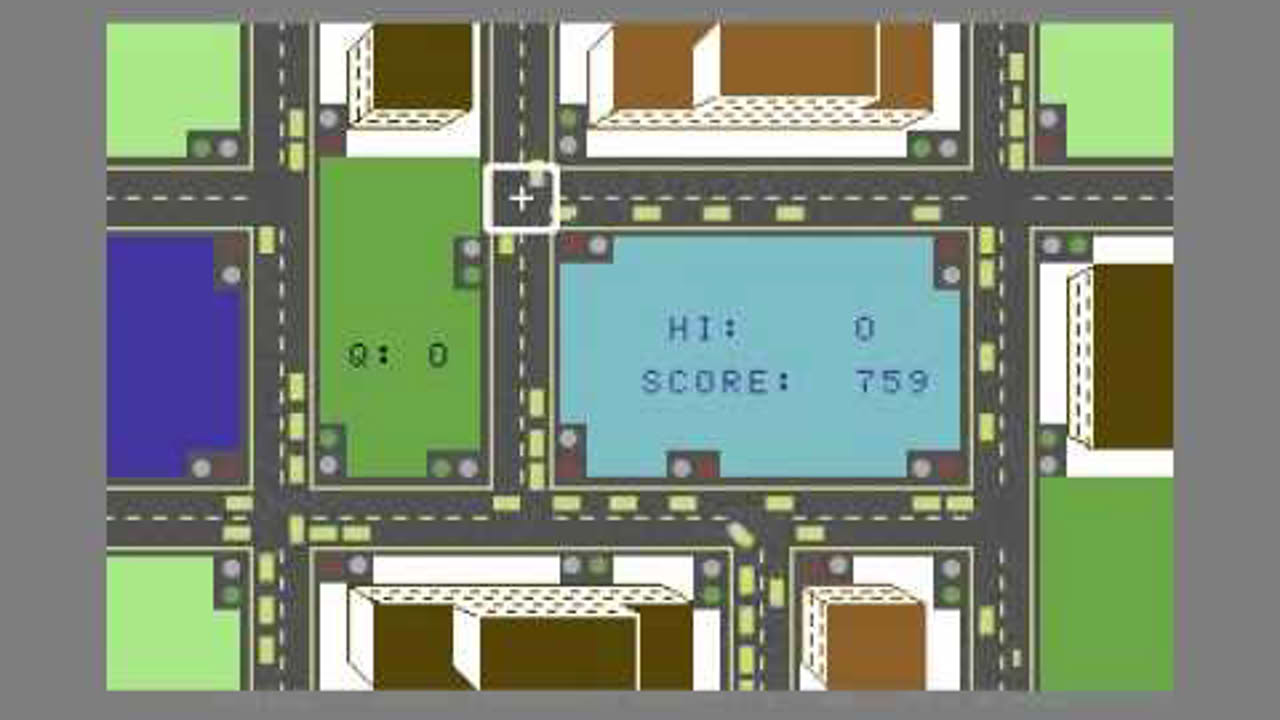 Traffic (C64) gameplay