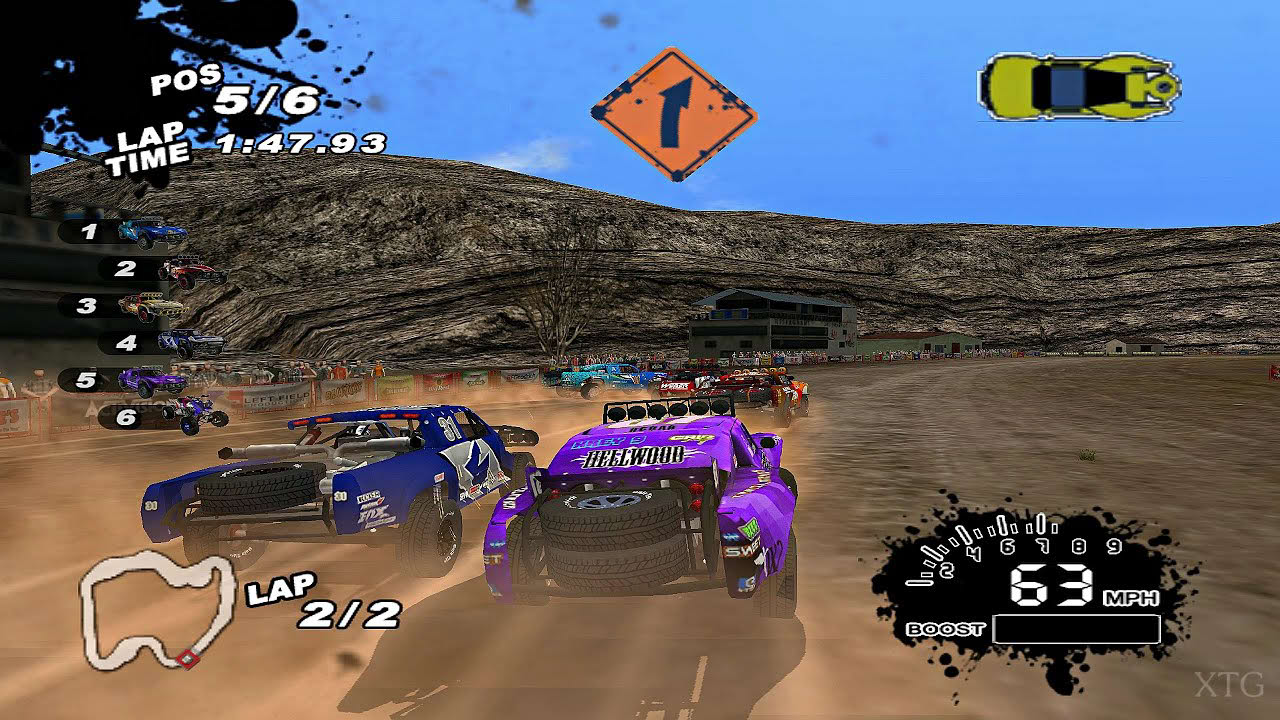 SCORE International Baja 1000 - All Cars List PS2 Gameplay HD (PCSX2 v1.7.0)