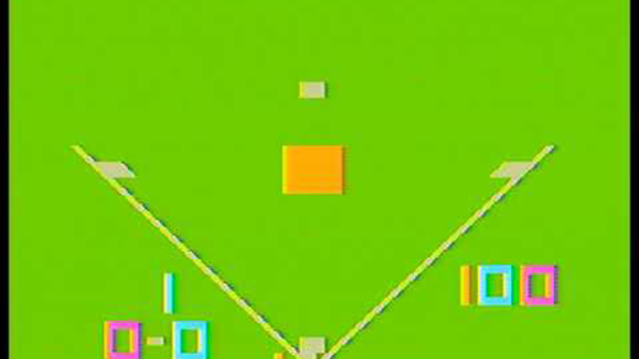 Epoch Cassette Vision - #2 Baseball - 1981 (GamePlay)