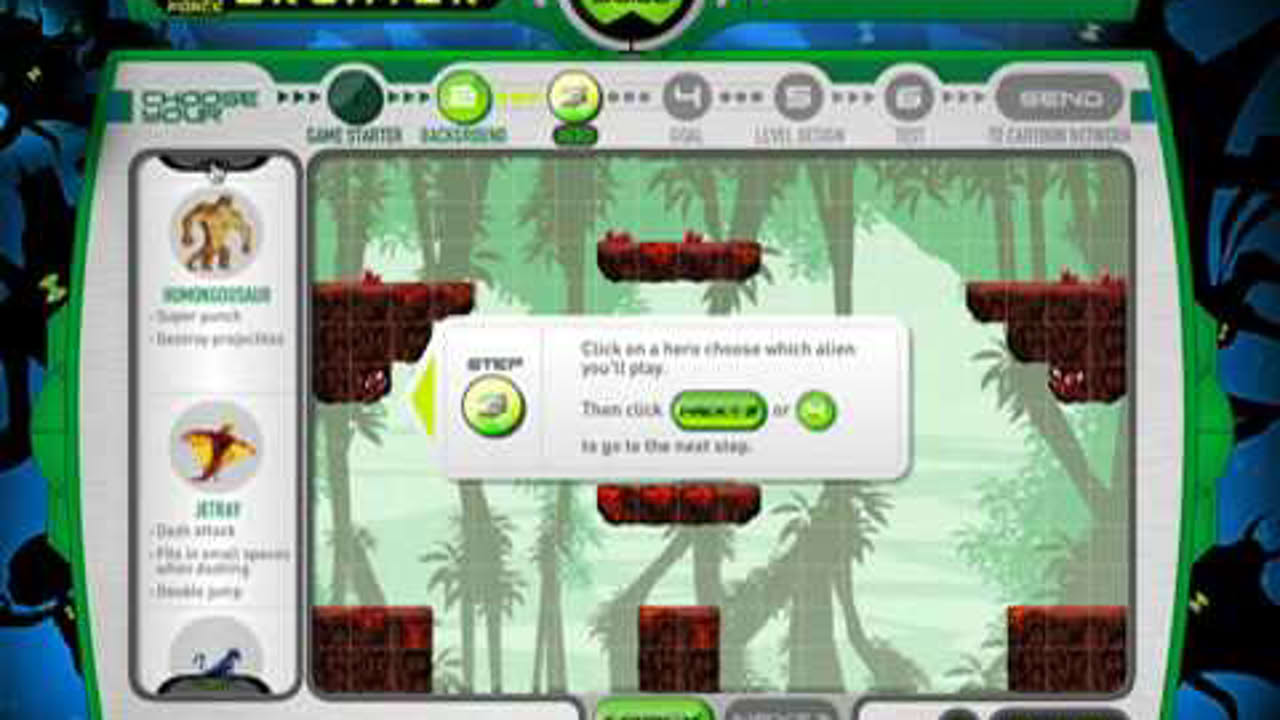 Ben 10 Alien Force Game Creator Tutorial