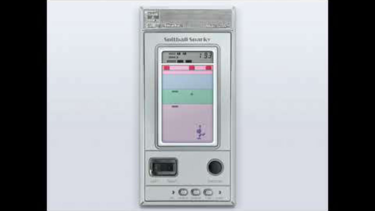 Game & Watch - Spitball Sparky (c)1984 Nintendo [MAME emulation footage]