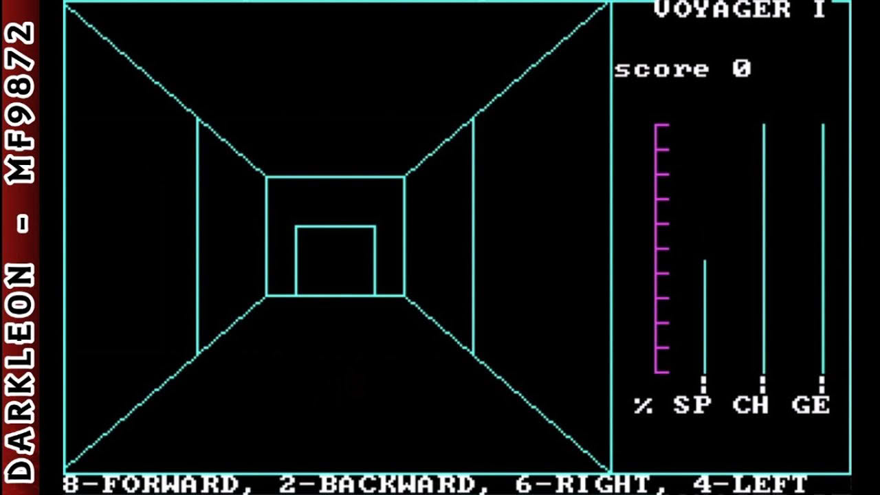 Voyager I - Sabotage of the Robot Ship © 1982 Avalon Hill - PC DOS - Gameplay
