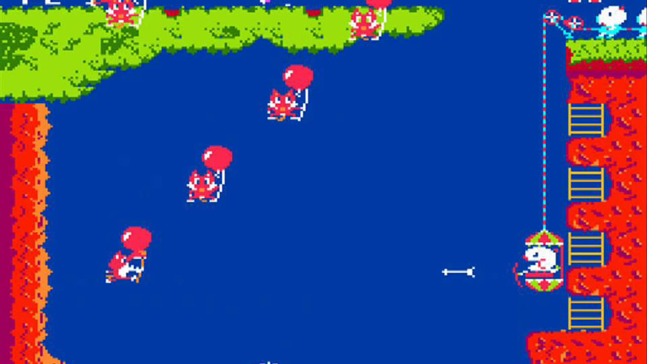 Old School Gaming - Gameplay Footage #1 - Pooyan (Famicom/NES)