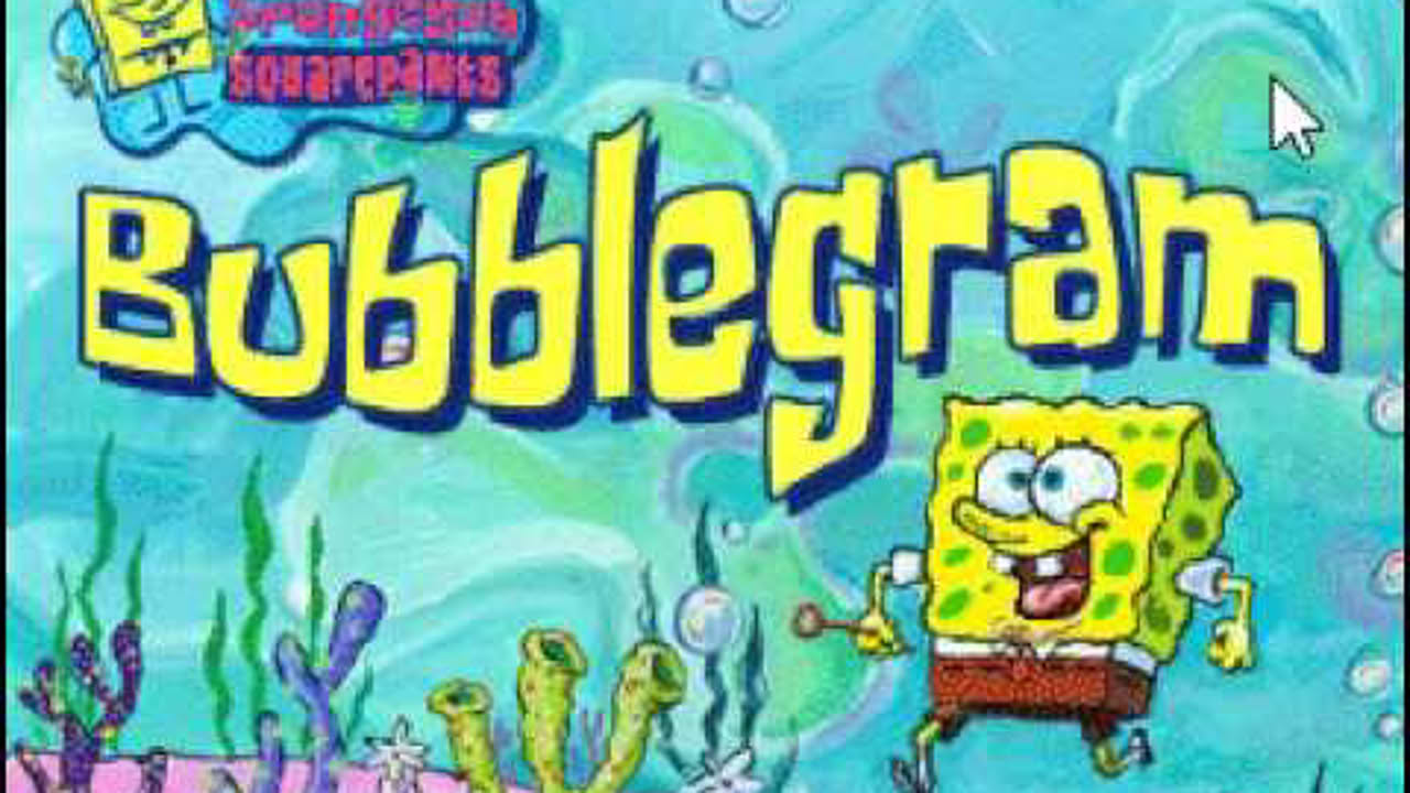 SpongeBob SquarePants - BubbleGram (2000 Shockwave Game)