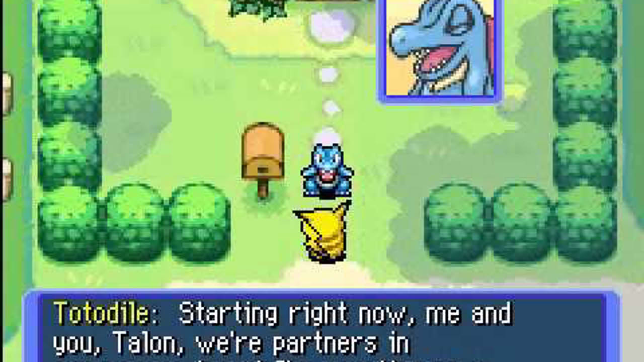Pokemon Mystery Dungeon: Red Rescue Team gameplay