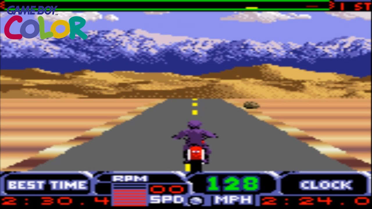 Test Drive Cycles (Game Boy Color Gameplay)