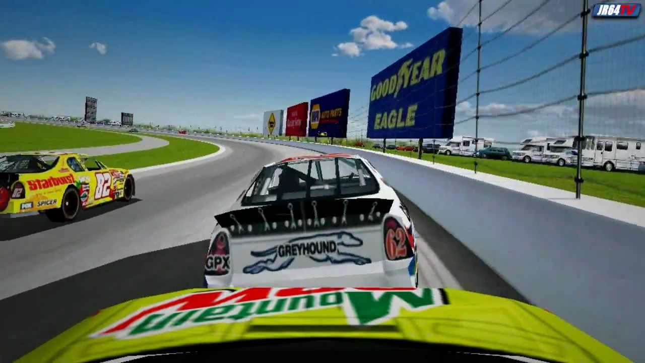 Nascar Racing 4 - Crashes from the past