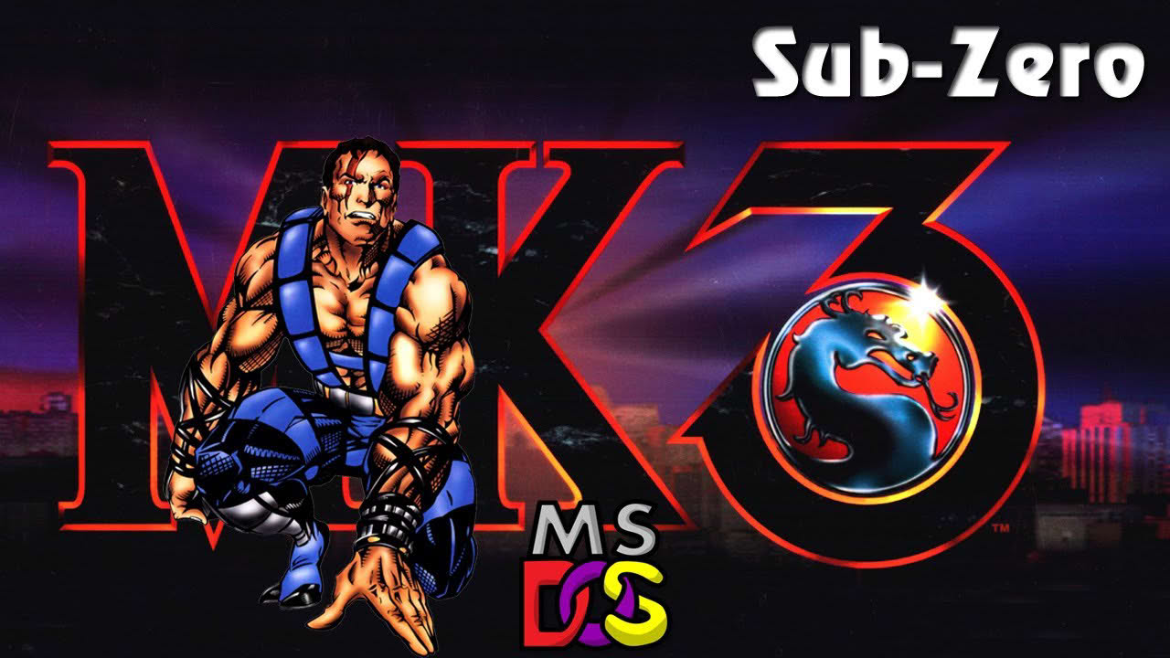 Sub-Zero - Mortal Kombat 3 - PC DOS Playthrough