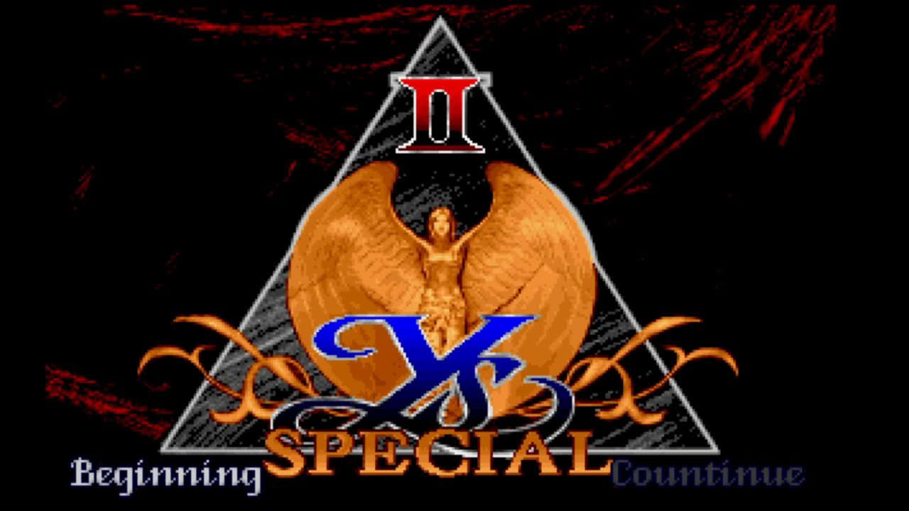 Ys II ( Special ): Castle in the Heavens — [ DOS ] — Intro & Gameplay