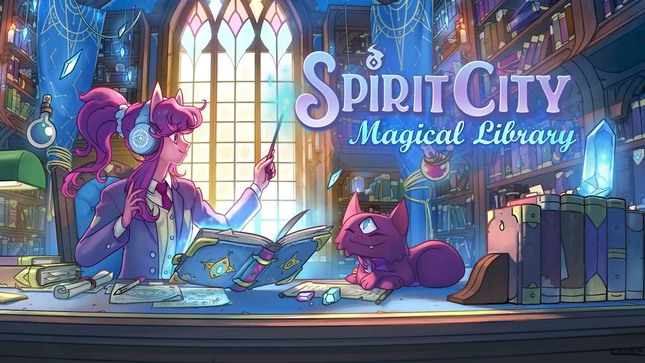 Spirit City: Lofi Sessions - Magical Library DLC - Release trailer