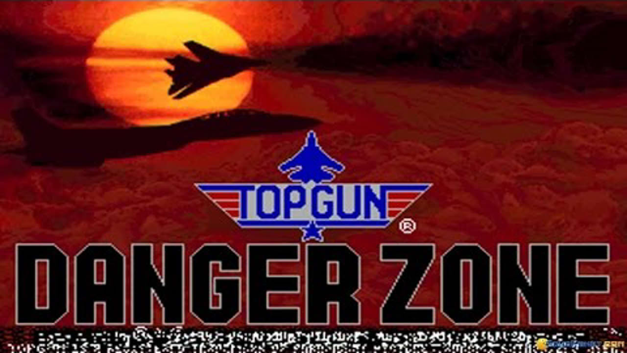 Top Gun Danger Zone gameplay (PC Game, 1991)