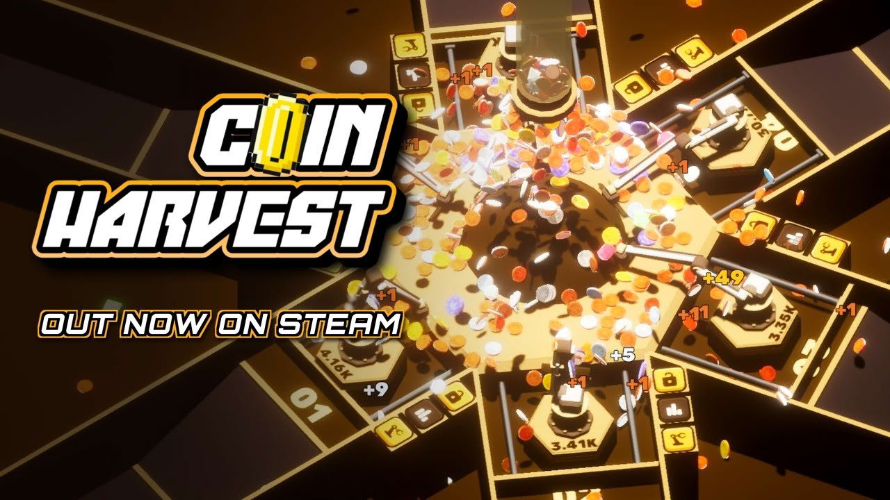 Coin Harvest – Launch Trailer | An Idle Coin Pusher for Your Desktop