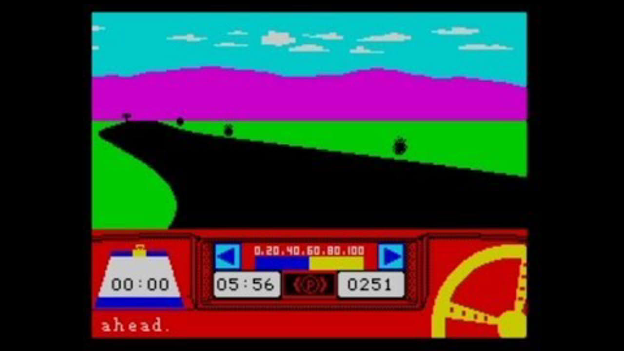 Rally Driver (1984) Walkthrough + Review, ZX Spectrum